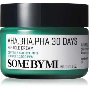 Some By Mi AHA∙BHA∙PHA 30 Days Miracle Cream Crema multi-activă cu efect calmant - imagine 2